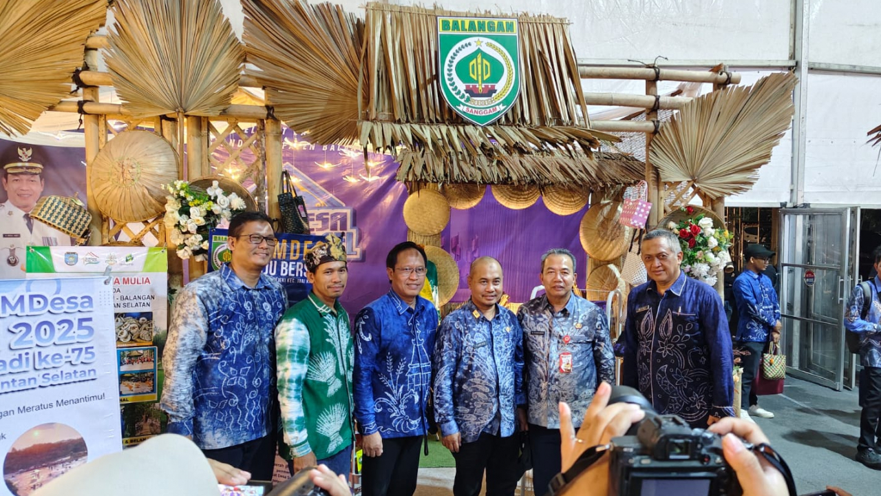 Desa Balida Wakili Kabupaten Balangan pada Expo BUMDes Kalsel 2025