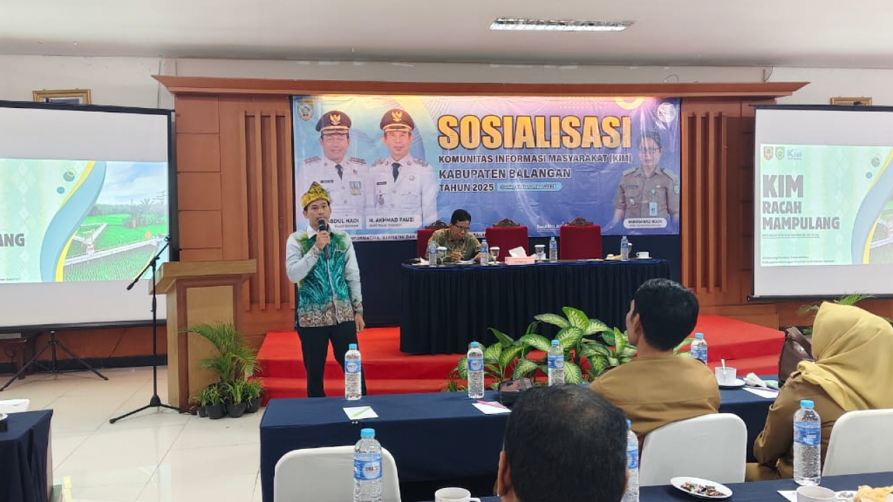 Kepala Desa Balida Jadi Narasumber Sosialisasi KIM se-Kabupaten Balangan