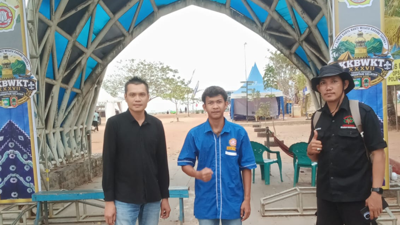 Karang Taruna Garuda Jaya Desa Balida Ikuti Kemah Karya Bhakti Wisata Karang Taruna ke-XXXVII di Tanah Laut