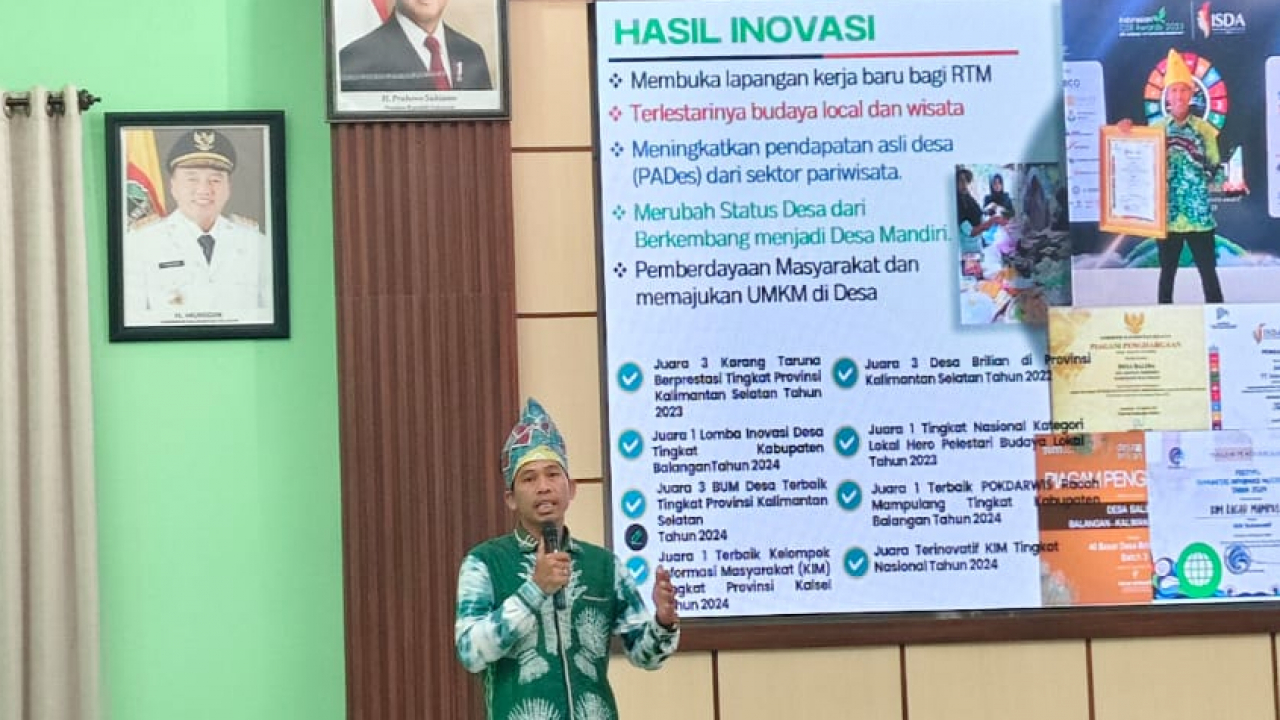 Wisata Pasar Budaya Racah Mampulang Masuk Top 10 Kalsel Innovation Award 2025