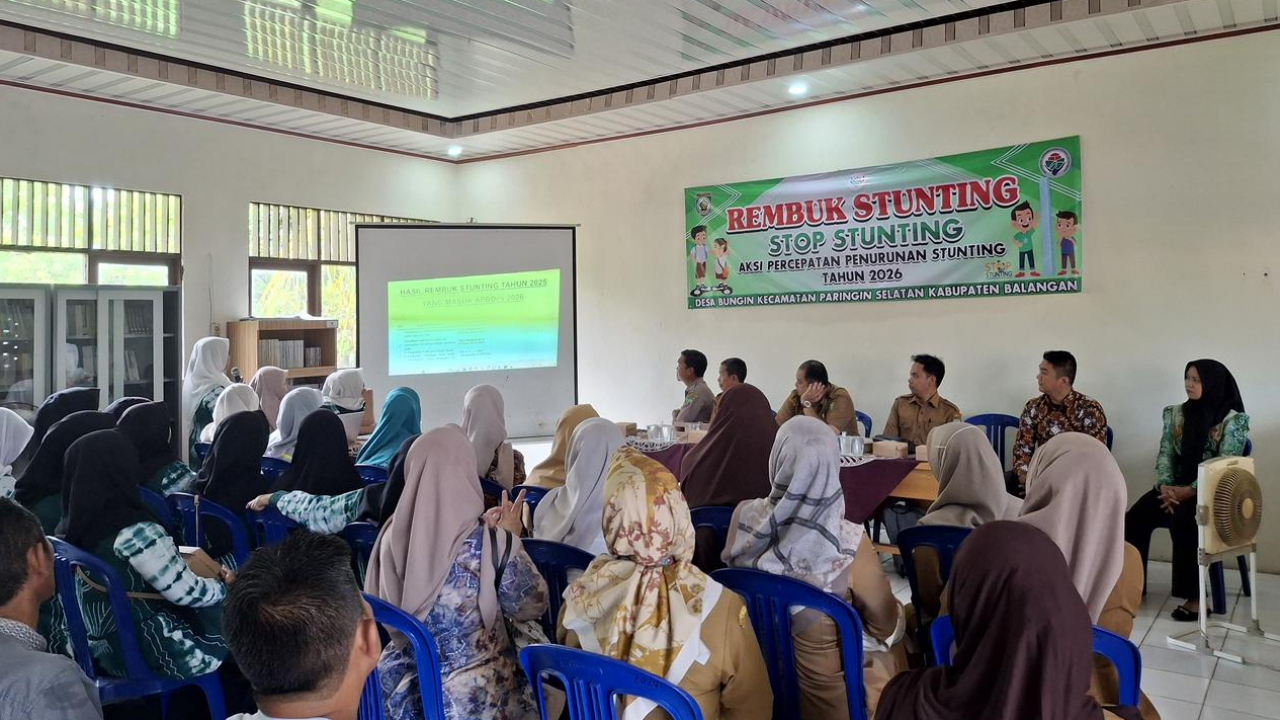 Rembuk Stunting Desa Bungin 2026, Perkuat Komitmen Bersama Turunkan Angka Stunting