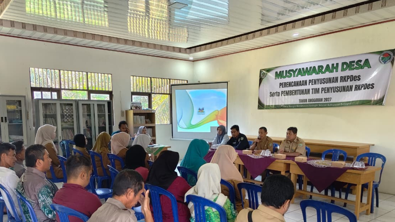 Desa Bungin Gelar Musdes Penyusunan RKPDes 2027, Wujudkan Perencanaan Pembangunan yang Partisipatif