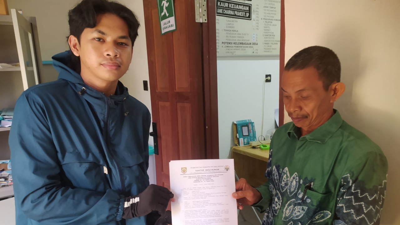 Desa Bungin Optimalkan Aset Desa, PAD Semester I Bertambah Rp4,8 Juta dari Sewa Gedung Olahraga Multifungsi