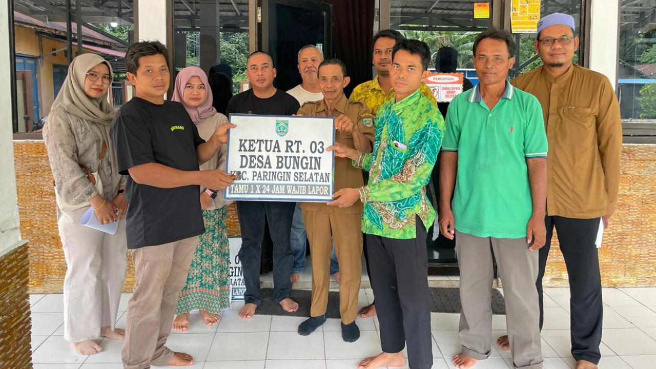 Ketua RT Desa Bungin Resmi Dilantik, Siap Perkuat Pelayanan dan Sinergi di Tingkat Lingkungan