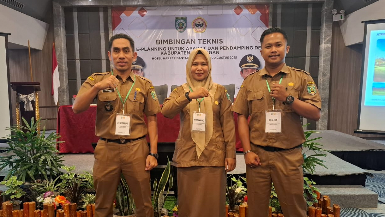 Desa Maradap Ikuti Bimtek Aplikasi E-Planning Tingkat Kabupaten Balangan