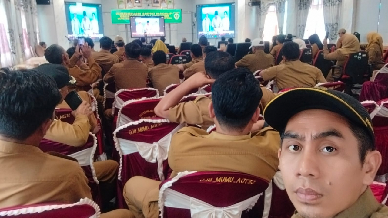 Desa Maradap Ikuti Peluncuran Nasional Koperasi Desa Merah Putih (Kopdes MP) Serentak se-Indonesia