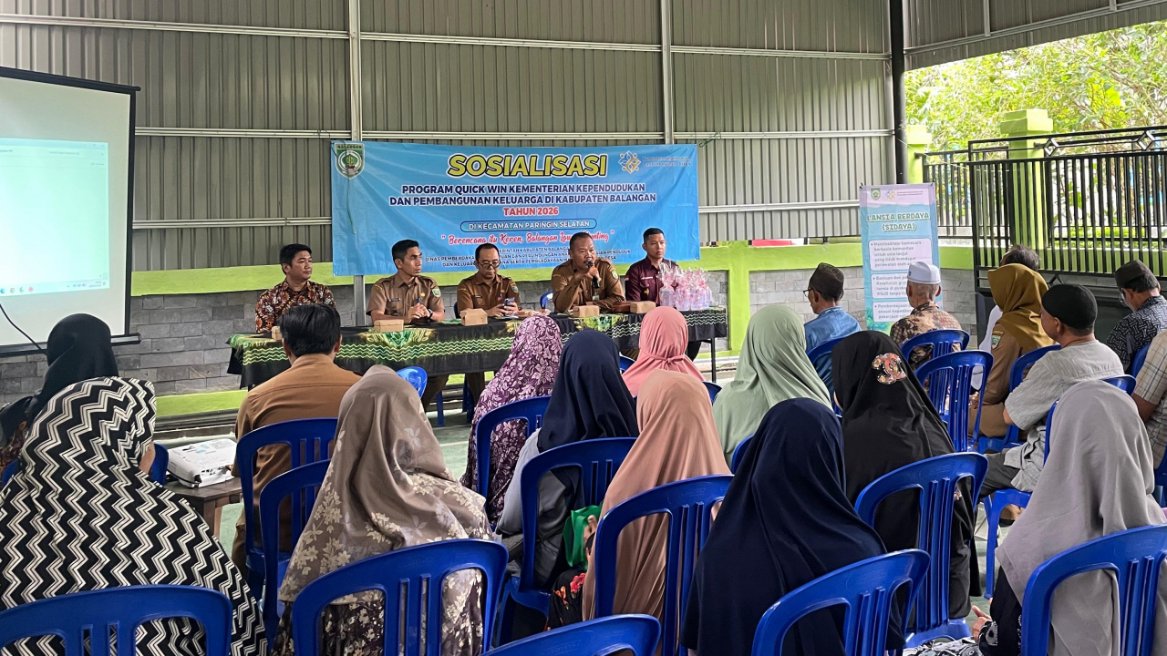 Pemdes Maradap Bersama Warga Ikuti Sosialisasi Program Quick Win Pembangunan Keluarga