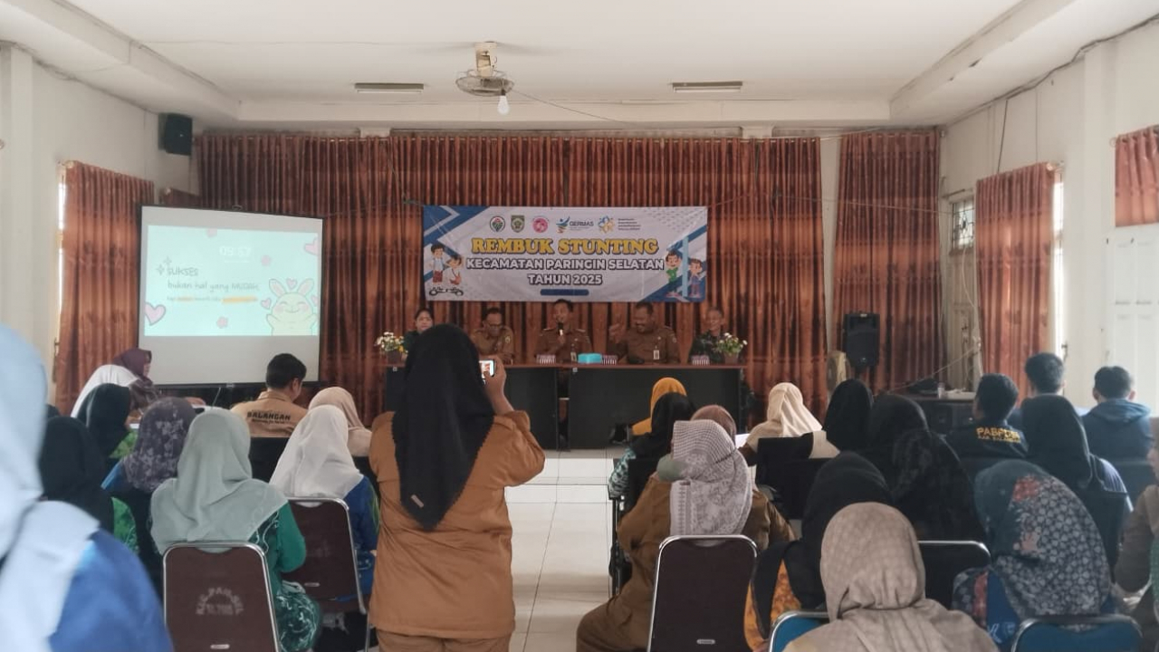 DESA MARADAP HADIRI REMBUK STUNTING TINGKAT KECAMATAN PARINGIN SELATAN 2025