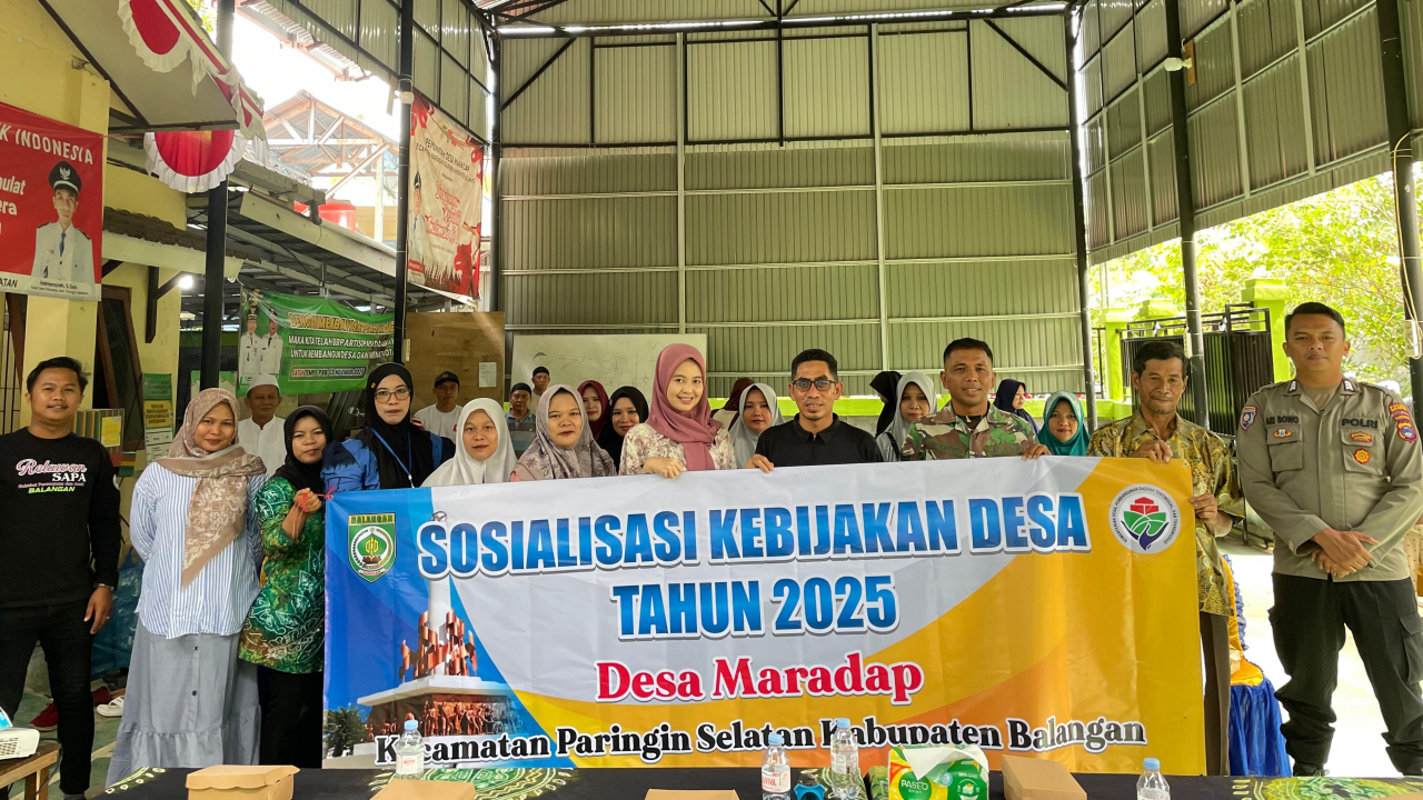 Pemdes Maradap Sosialisasikan Perdes Pengelolaan Sampah kepada Masyarakat