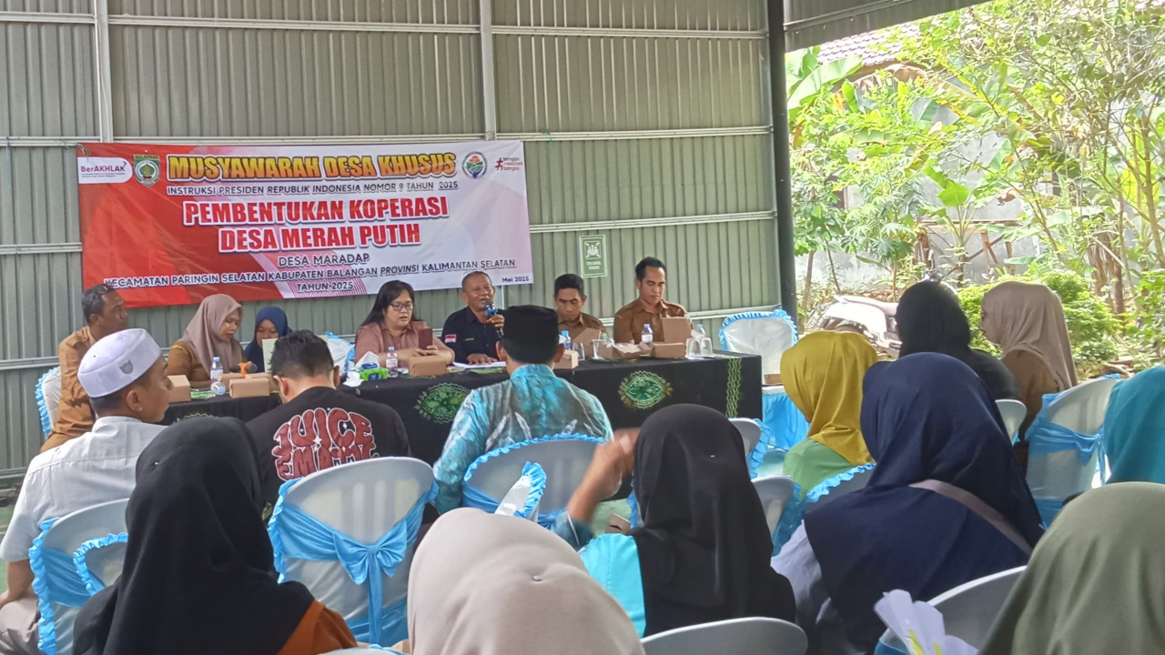 Desa Maradap Gelar Musyawarah Desa Khusus Pembentukan Koperasi “Merah Putih”