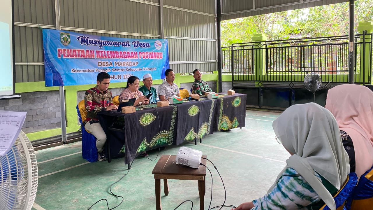 BPD Desa Maradap Gelar Musyawarah Desa Penataan Kelembagaan Posyandu Tahun 2026