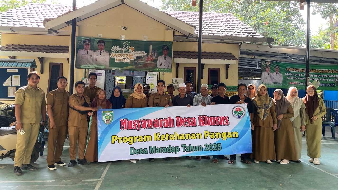 Desa Maradap Gelar Musdes Khusus Bahas Perubahan Kepengurusan Program Ketahanan Pangan