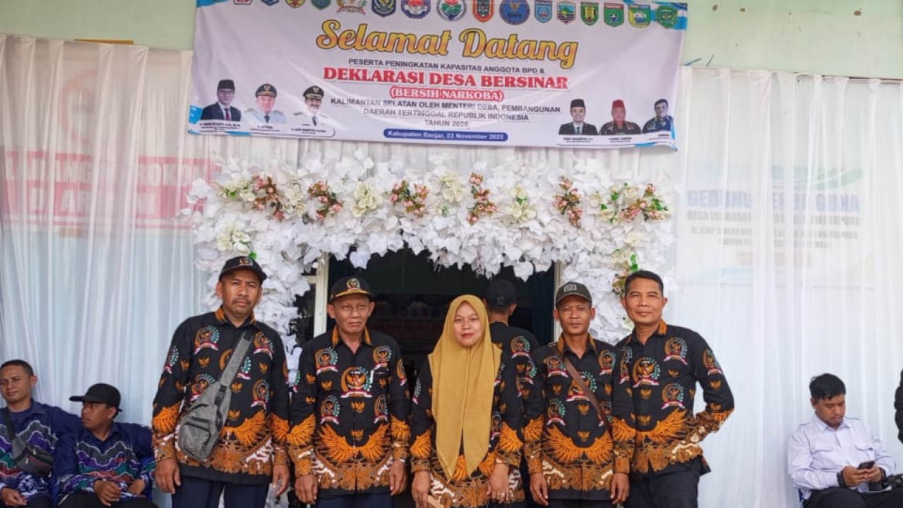 BPD Desa Maradap Hadiri Deklarasi Desa Bersinar Bersama Menteri Desa PDTT RI