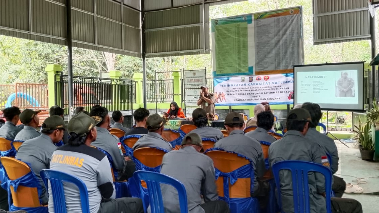 Pemdes Maradap Gelar Peningkatan Kapasitas Satlinmas Bersama Desa Halubau