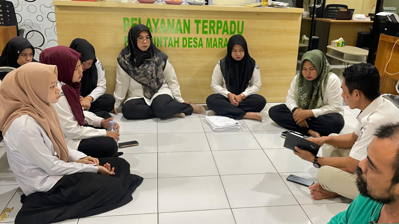 Pemdes Maradap Gelar Rapat Koordinasi Internal, Tekankan Disiplin dan Profesionalisme Kerja