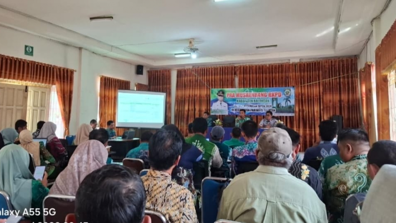 Pemdes Maradap Ikuti Pra Musrenbang RKPD 2027 di Kecamatan Paringin Selatan