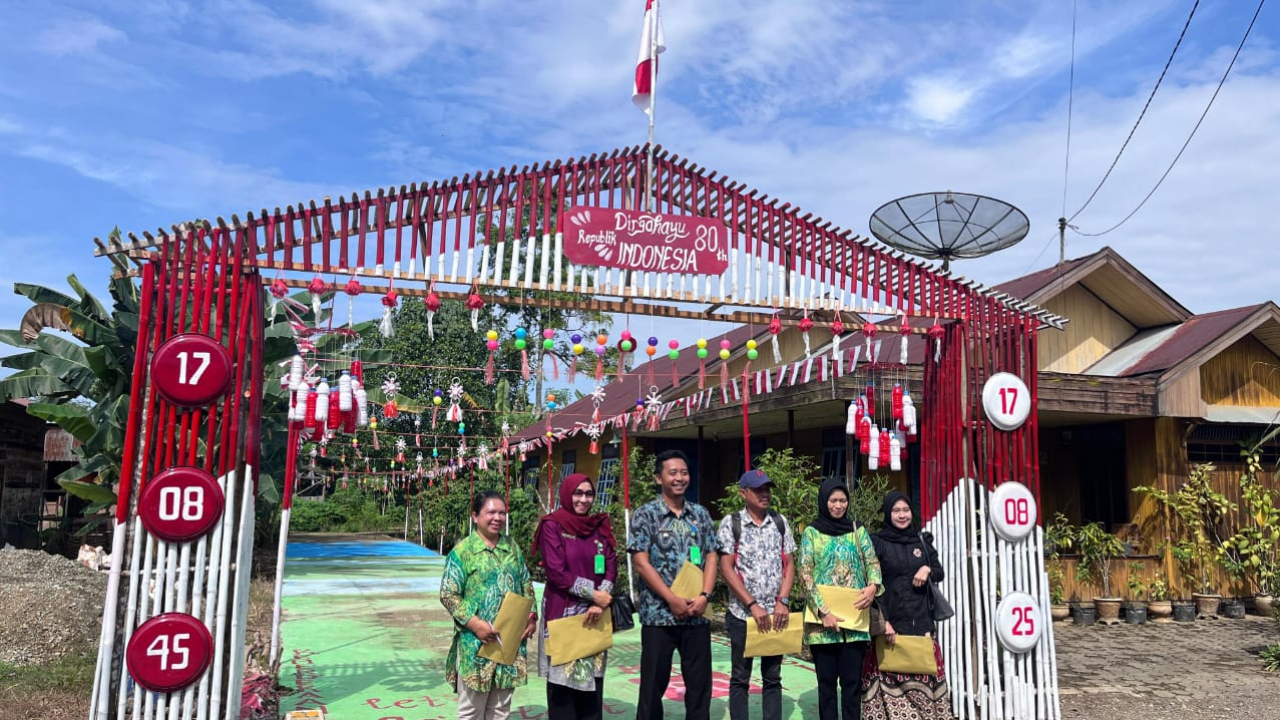 Penilaian Lomba Kebersihan Lingkungan Tingkat Desa Maradap Tahun 2025 Dorong Partisipasi Warga Jaga Kebersihan