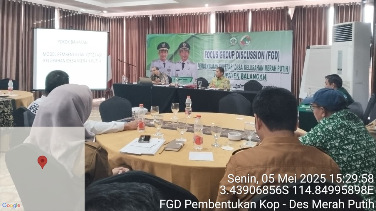 Kepala Desa Maradap Ikuti FGD Pembentukan Koperasi Merah Putih