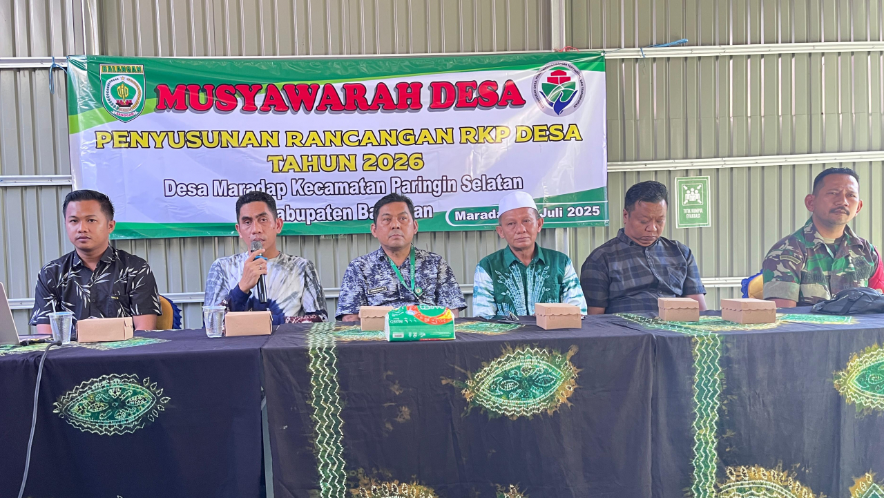 Desa Maradap Gelar Musyawarah Desa Penyusunan Rancangan RKP Desa Tahun 2026