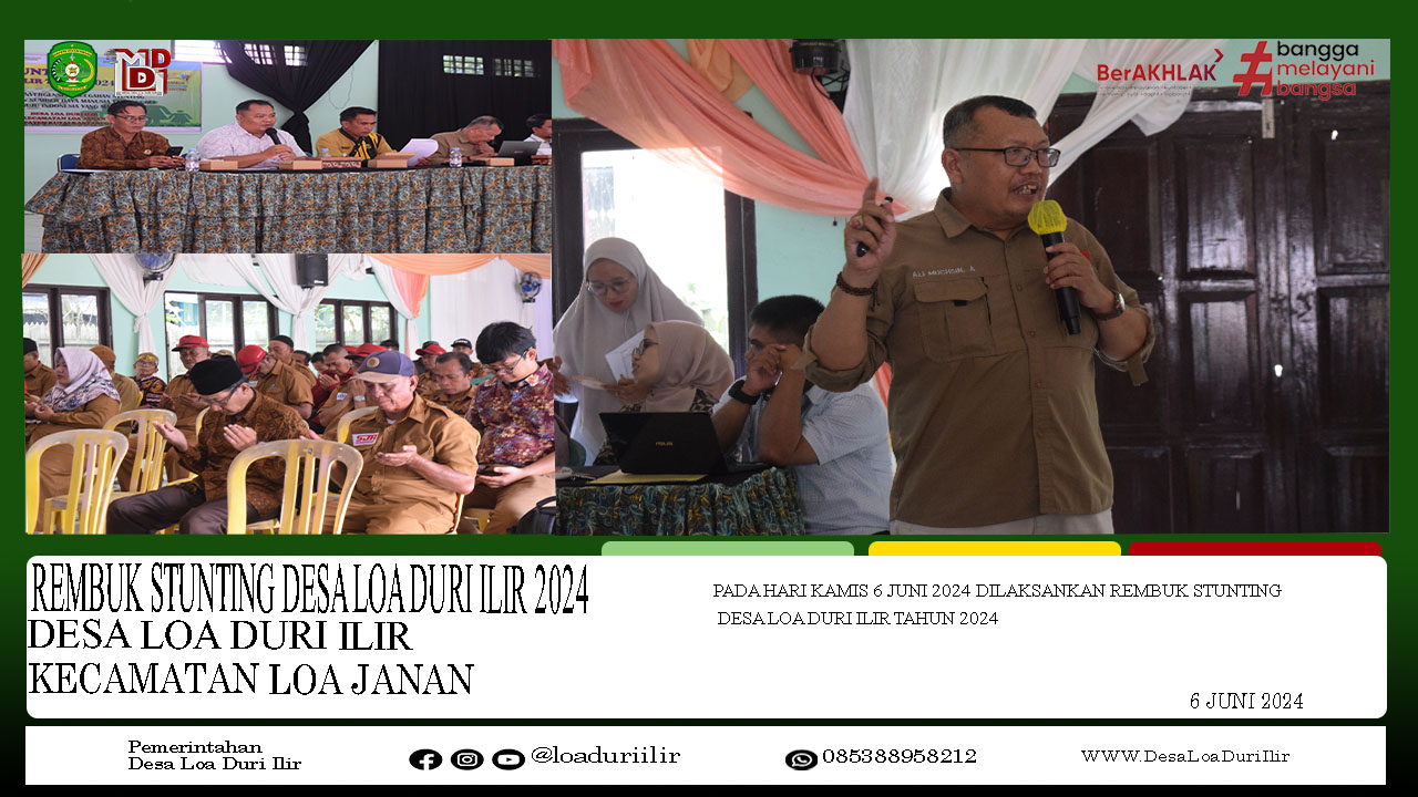 REMBUK STUNTING DESA LOA DURI ILIR 2024