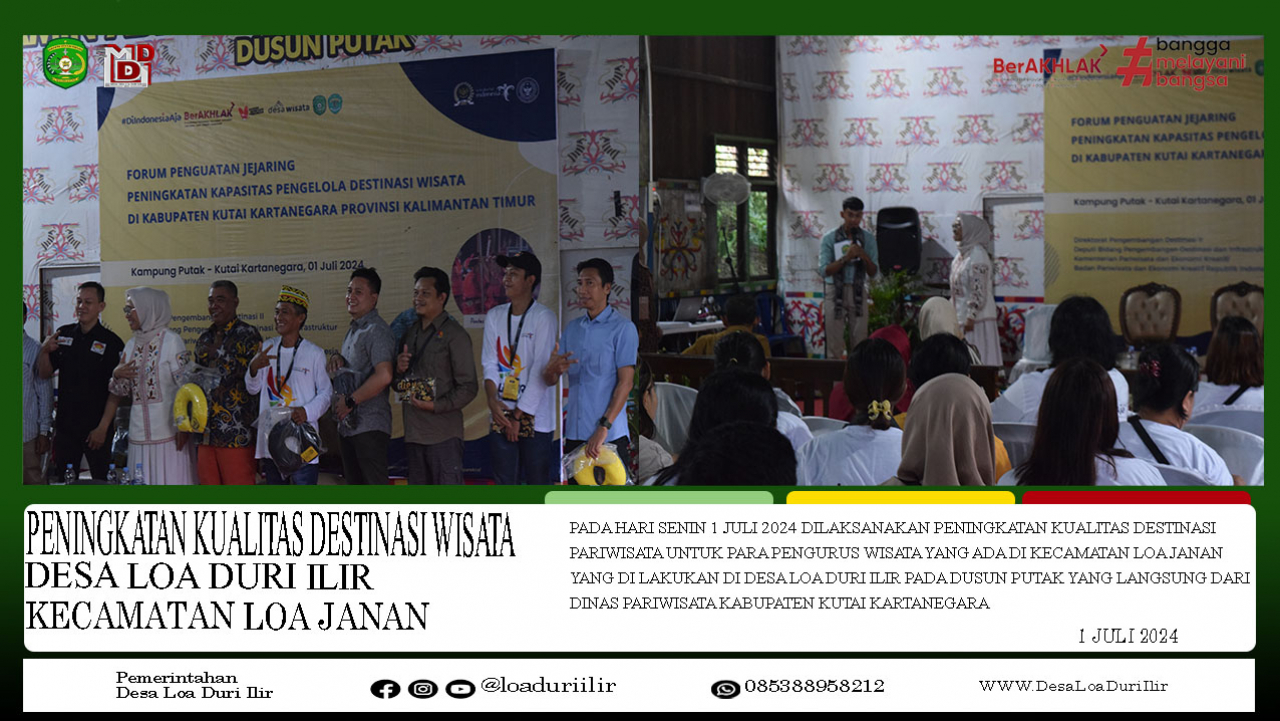 PENINGKATAN KUALITAS DESTINASI WISATA
