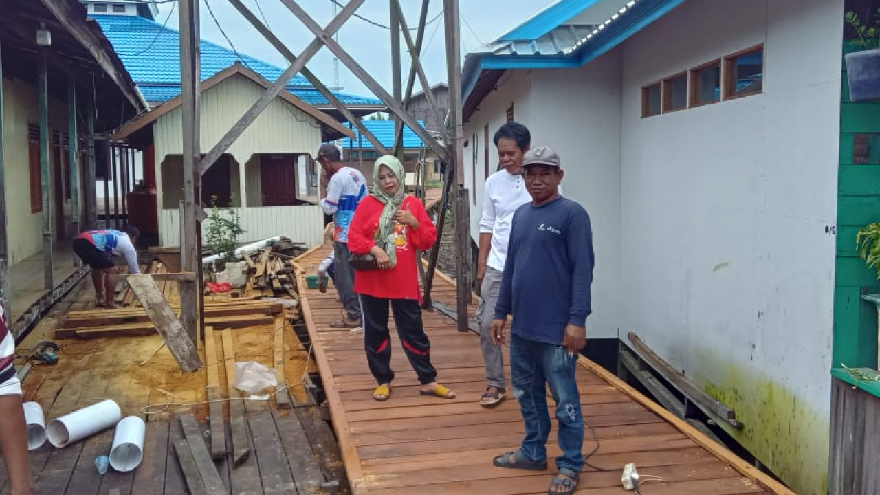 Jembatan Ulin RT 05/15 Desa Sepatin: Rehabilitasi Selesai 100%