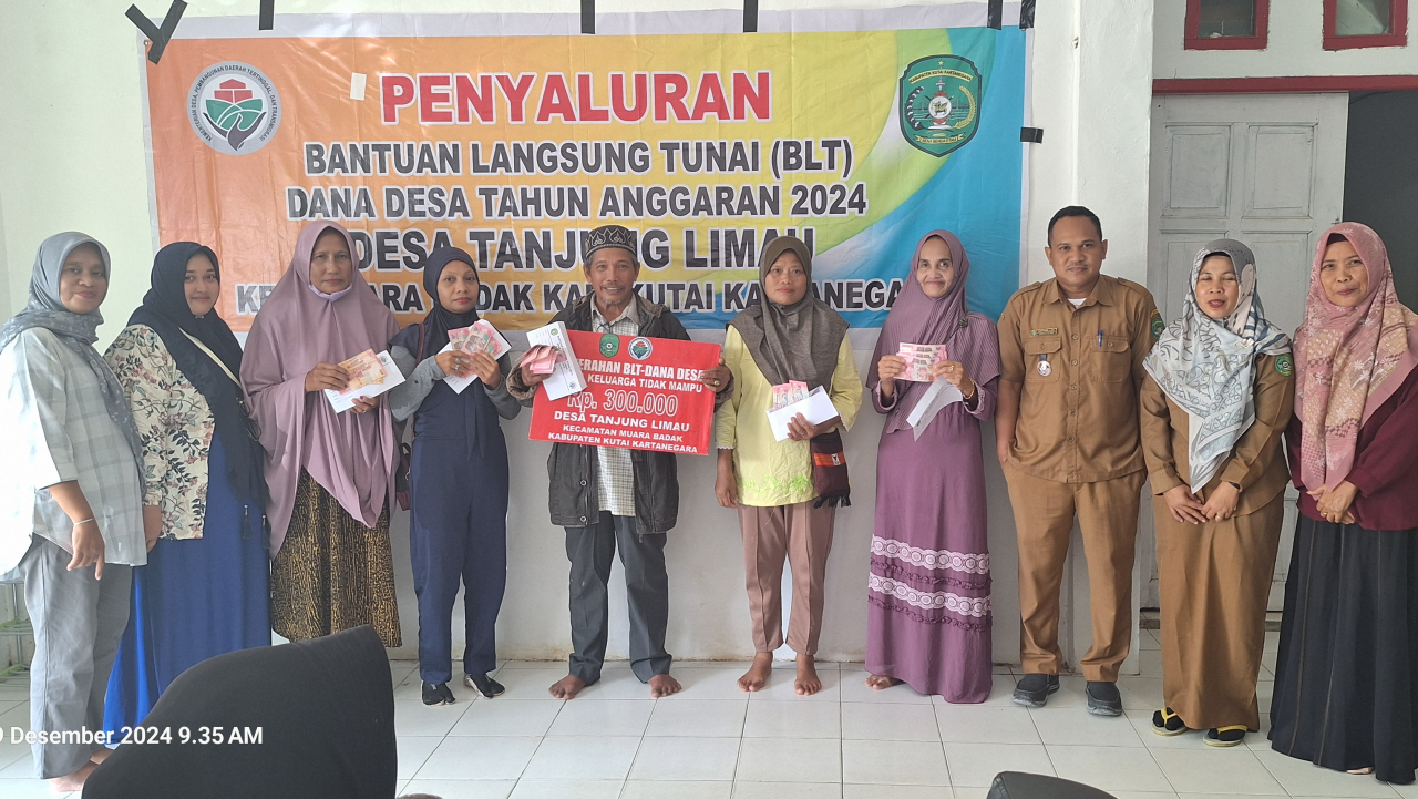 Penyaluran BLT Desa di Tanjung Limau
