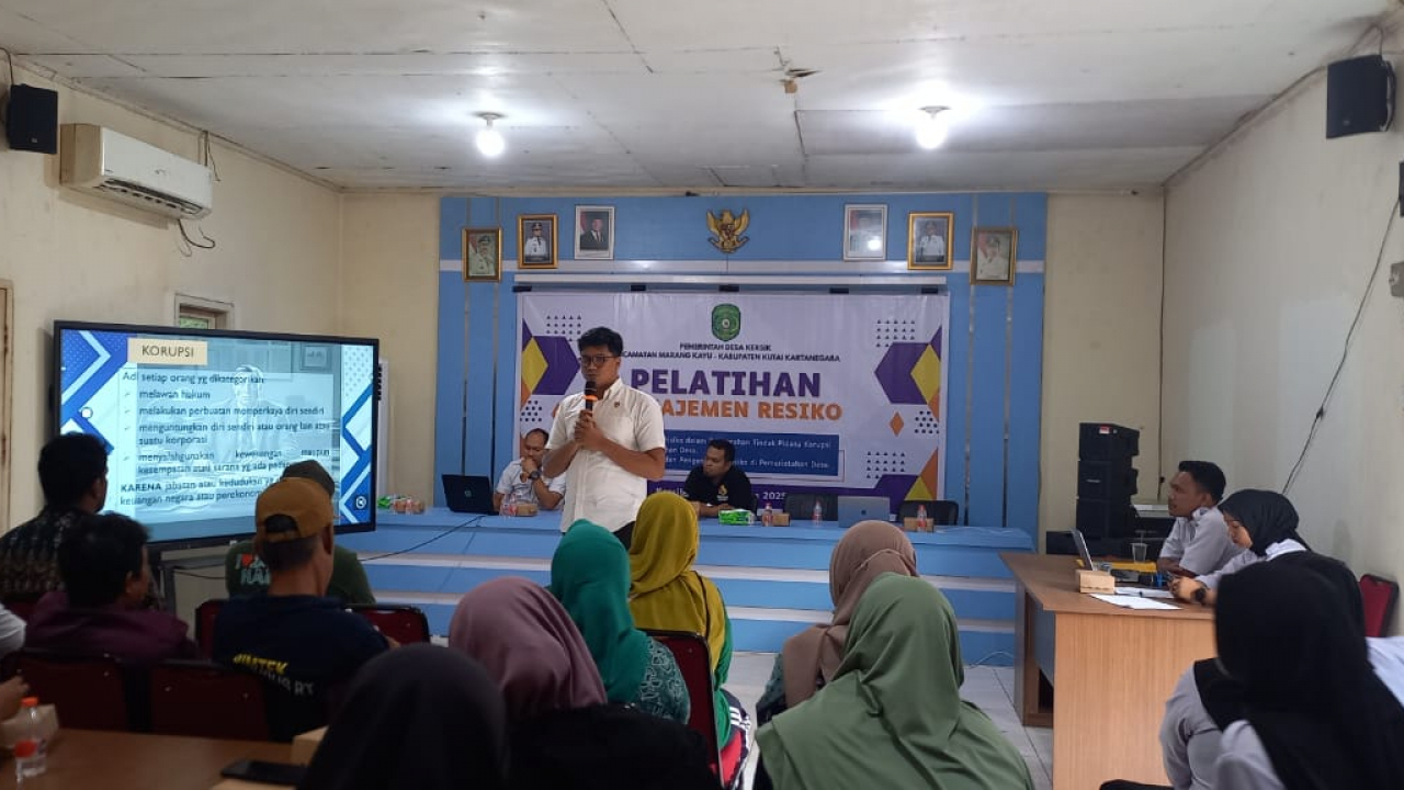 Pemerintah Desa Kersik Gelar Pelatihan Manajemen Risiko