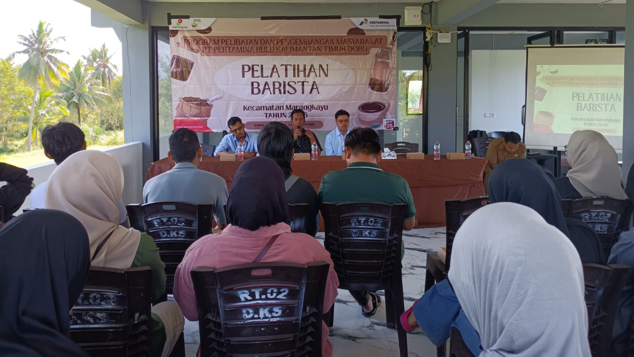 Tingkatkan Keterampilan Pemuda dan Dukung Wisata Desa, Pemdes Kersik dan PT PHKT DOBU Gelar Pelatihan Barista 2026