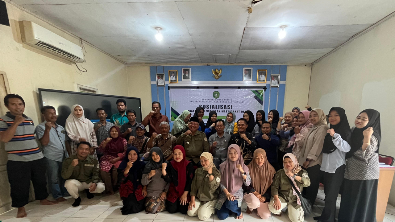 LKD Desa Kersik Ditata, Wujudkan Kelembagaan yang Solid dan Partisipatif