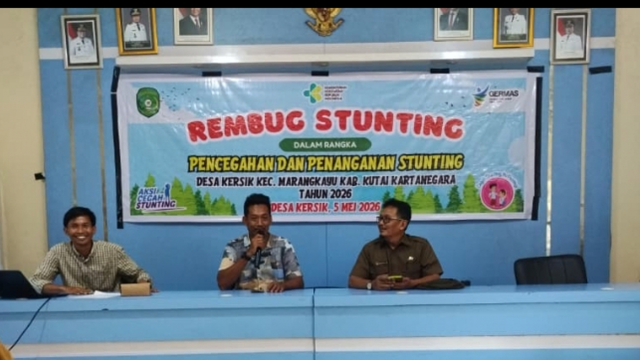 “Rembuk Stunting Desa Kersik 2026: Perkuat Komitmen Bersama Cegah Stunting dari Tingkat Desa”