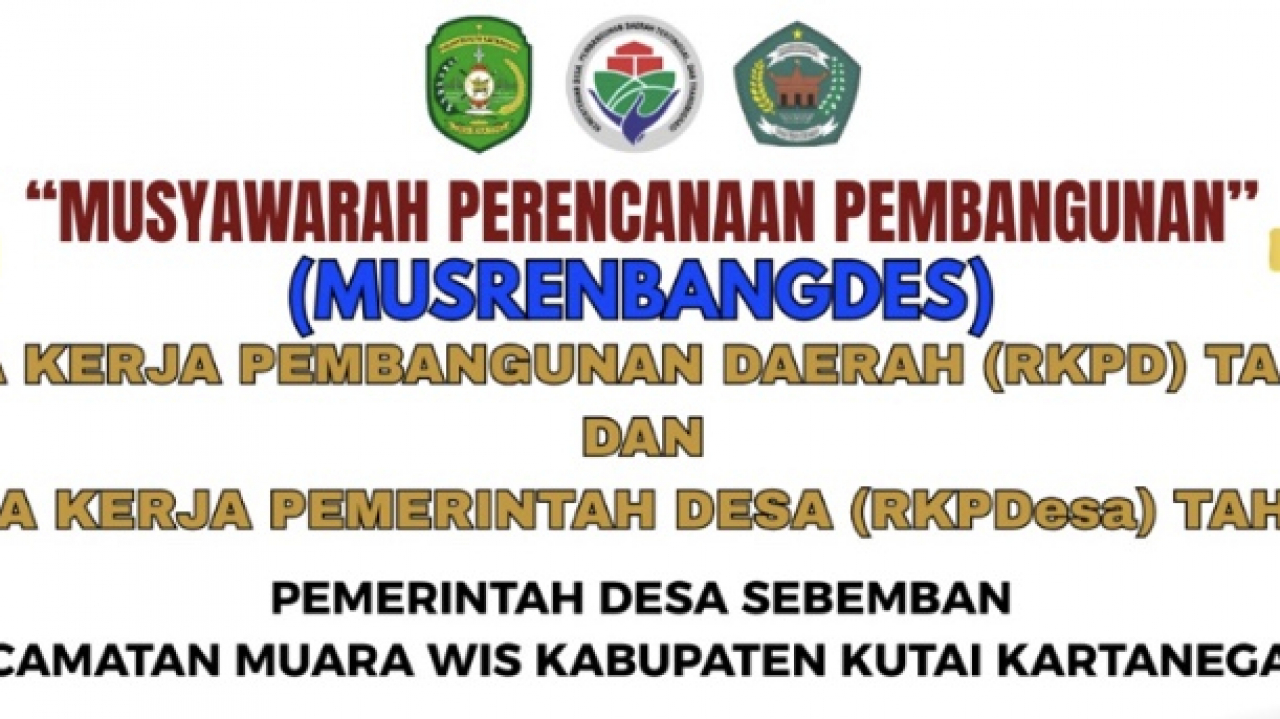 Musyawarah Perencanaan Pembangunan Desa Sebemban Tahun 2025