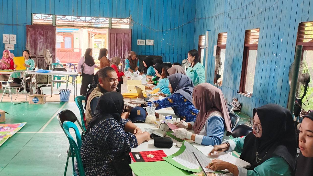 Posyandu 6 SPM Sukses Digelar di Lebak Mantan