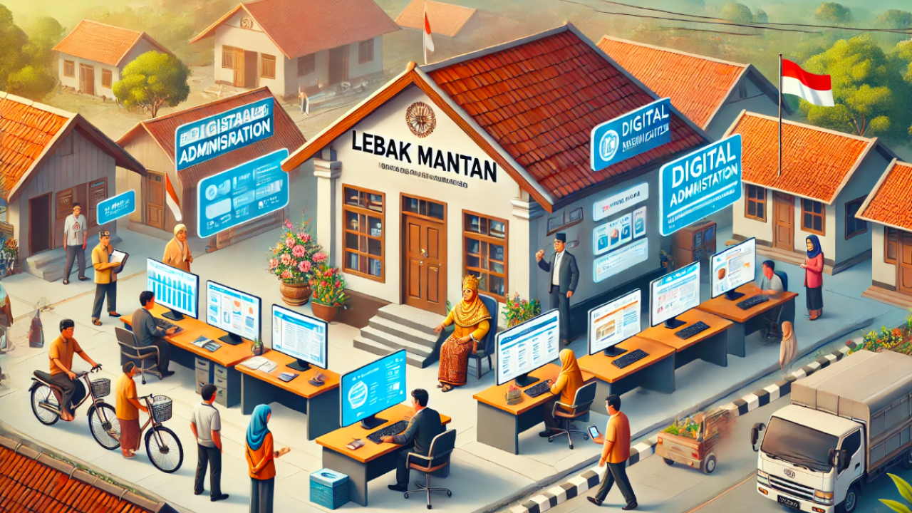 Demi Efisiensi Pemerintahan, Desa Lebak Mantan Menerapkan Digitalisasi Administrasi Desa
