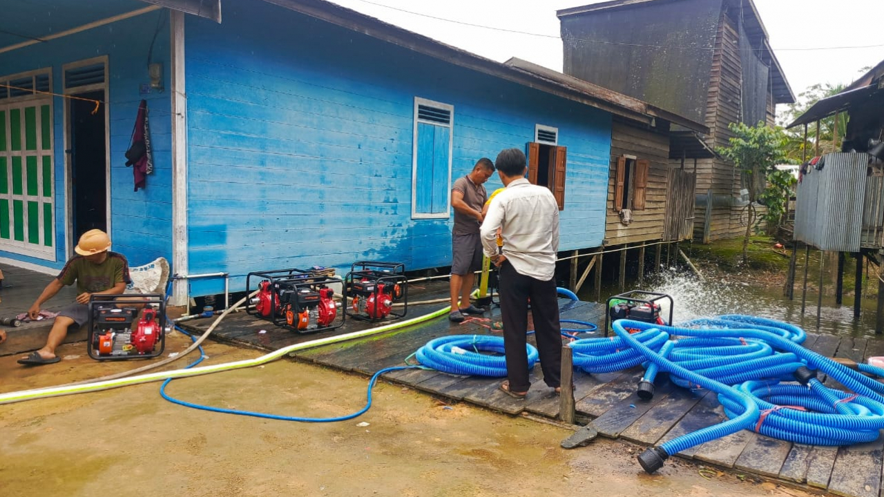 Desa Lebak Cilong Uji Mesin: Cegah Karhutla!