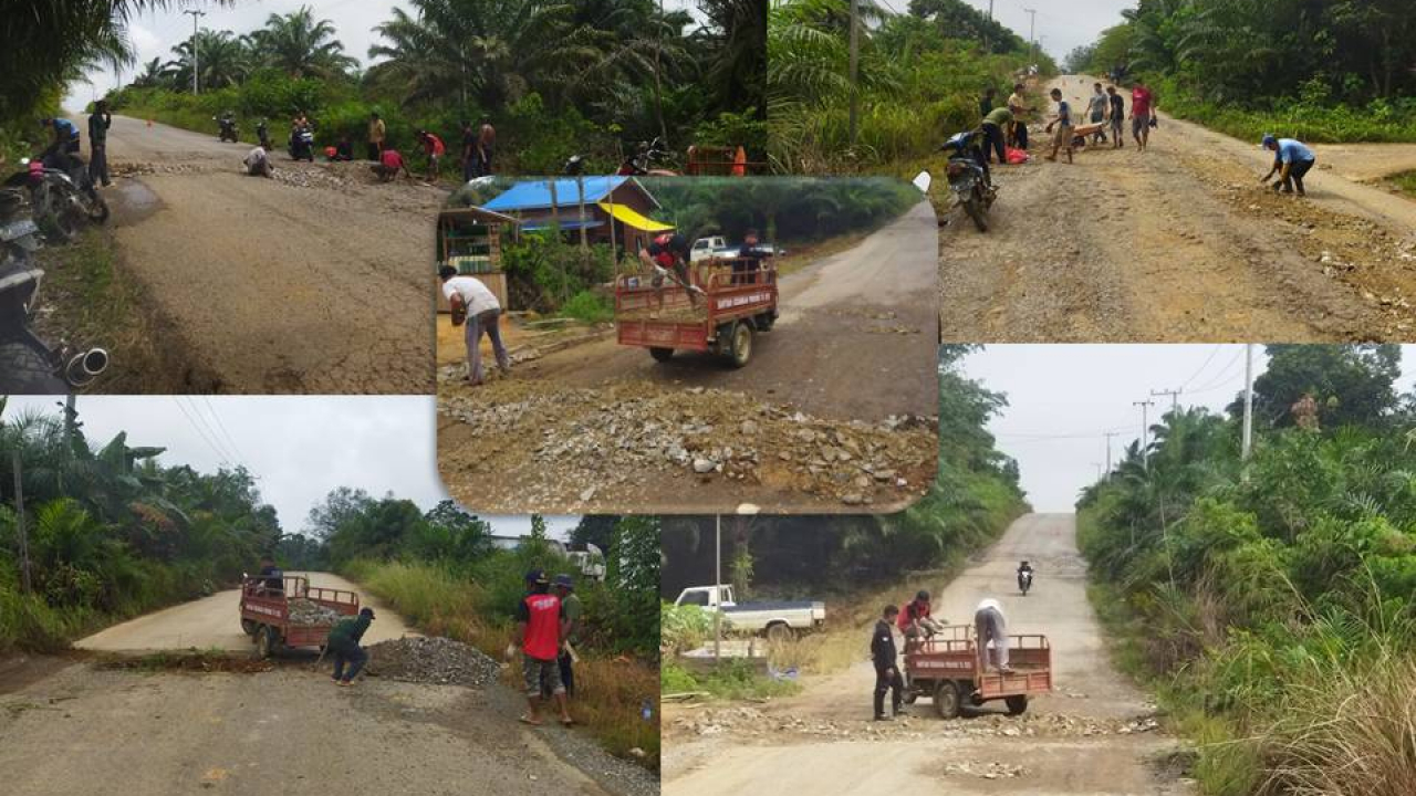 Ampar Batu Jalan Poros: Gotong Royong Bukit Harapan
