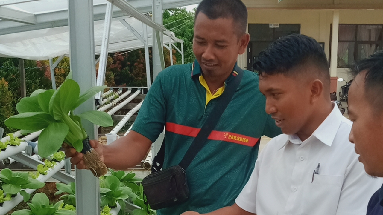 Ekonomi Desa Berbasis Pertanian: Sinergi Bumdes dan SMK di Kampung Bukit Harapan