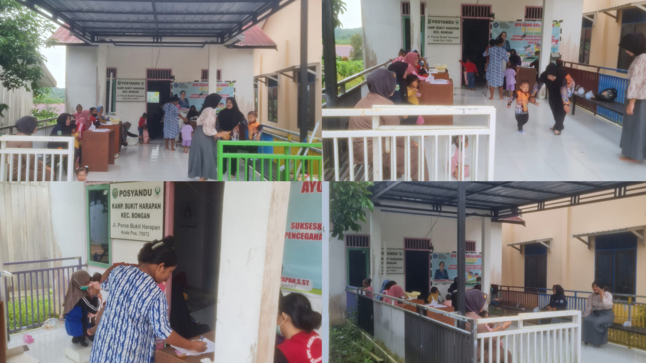 Posyandu di Kampung Bukit Harapan, 7 Februari 2025