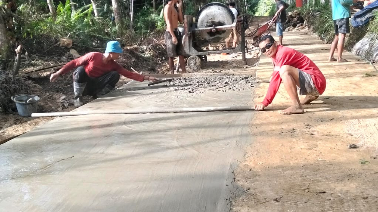 Pembangunan Infrastruktur di Desa Temula, Kecamatan Nyuatan, Kabupaten Kutai Barat