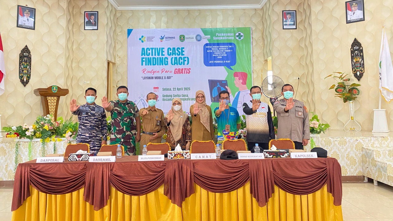 Pemeriksaan Active Case Finding Tuberkulosis (ACF TBC ) tingkat kabupaten Kutai Timur khususnya di Kecamatan Sangkulirang Kab. Kutim