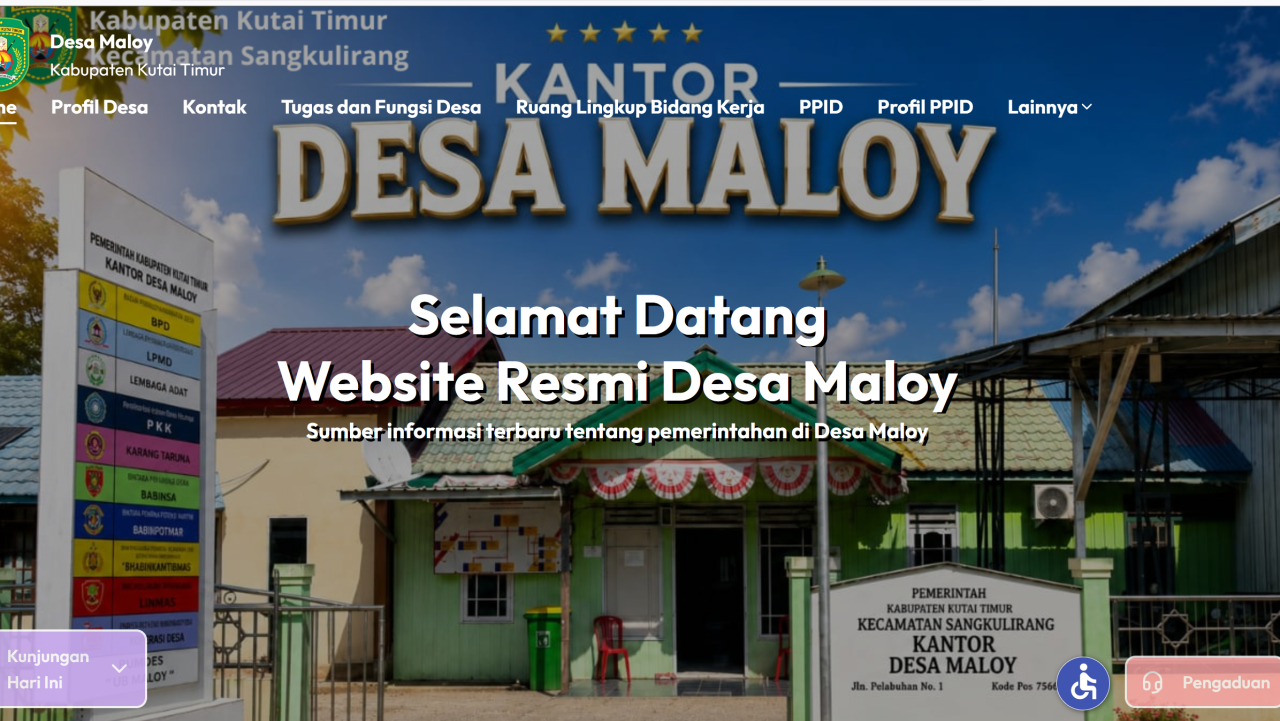 Layanan Akses Informasi Publik Desa Maloy Tahun 2025–April 2026