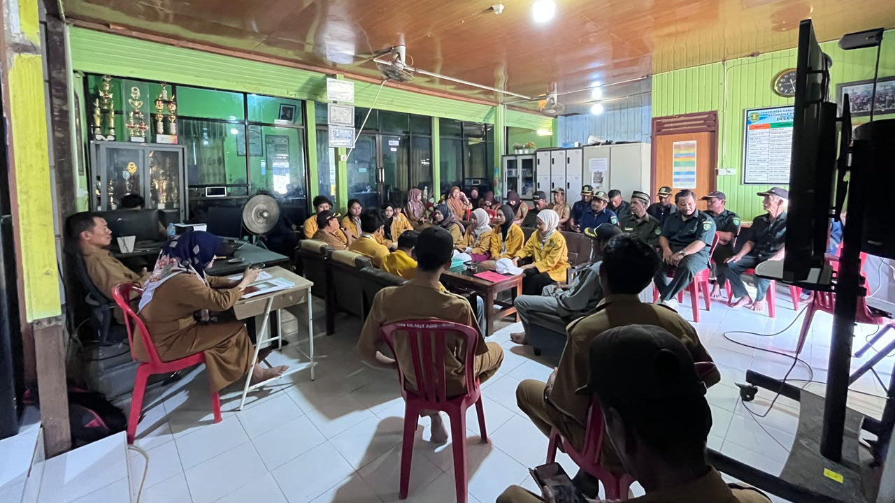 Penyambutan dan Pengenalan KKN Universitas Mulawarman Angkatan 52 Desa Malo