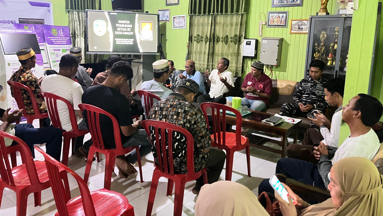 Penetapan Bakal Calon Ketua RT Se Desa Maloy