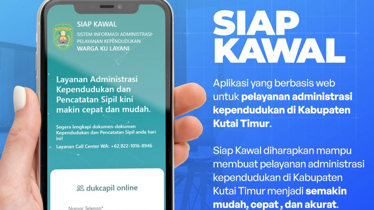 SIAP KAWAL sistem informasi administrasi pelayanan kependudukan warga ku layani
