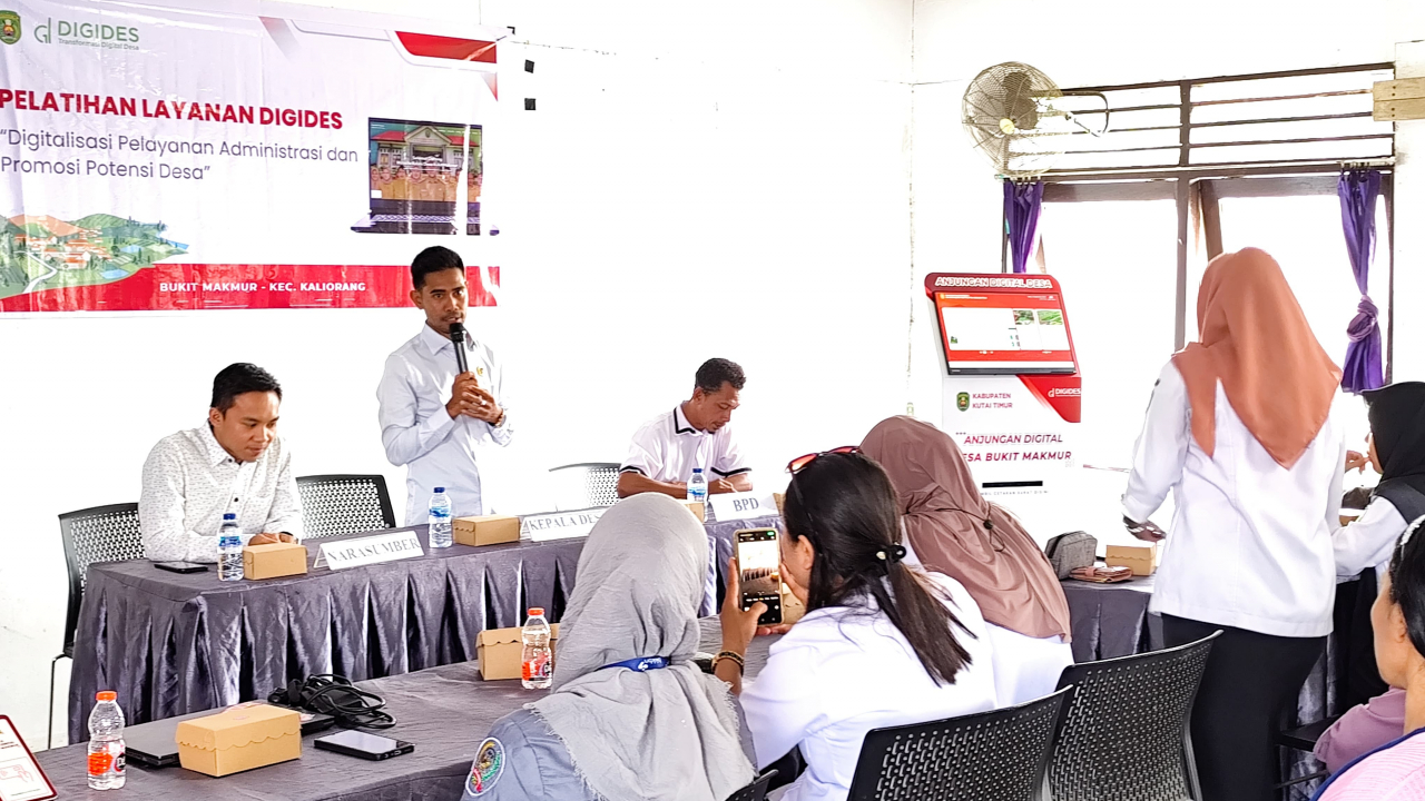 Pelatihan Digides di Desa Bukit Makmur