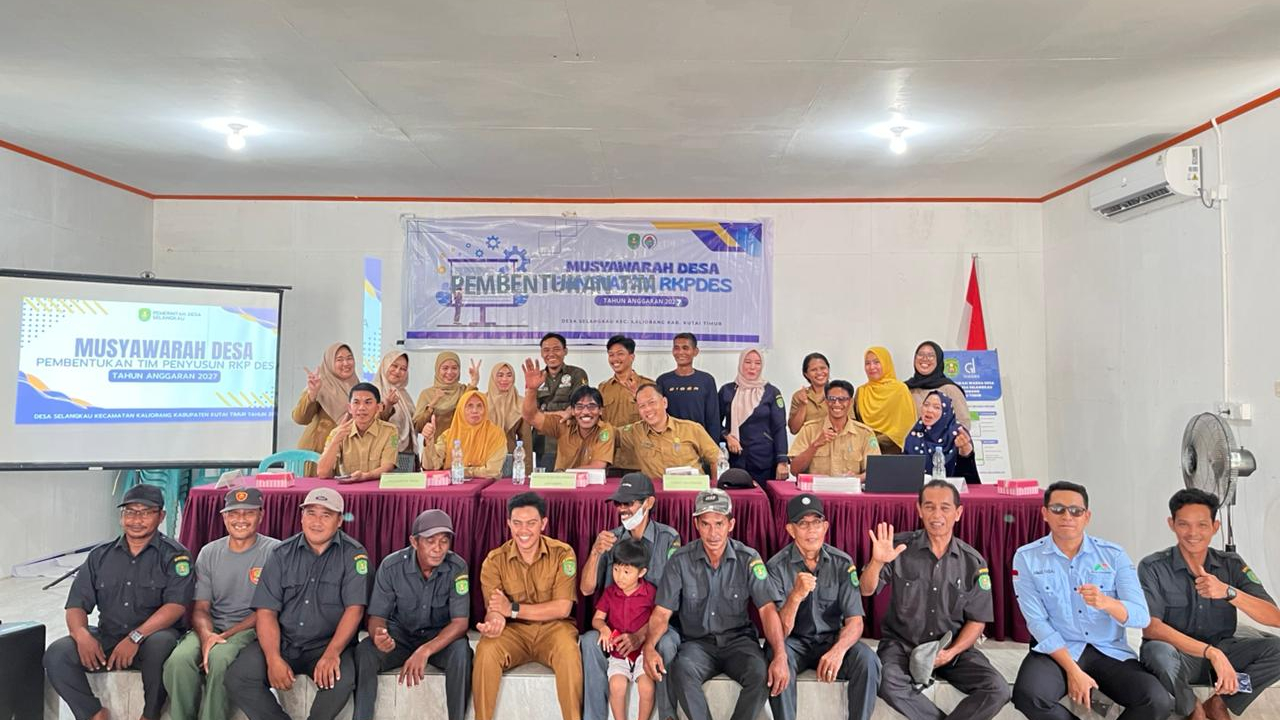 Pemerintah Desa Selangkau Bentuk Tim Penyusun RKP Desa Tahun Anggaran 2027