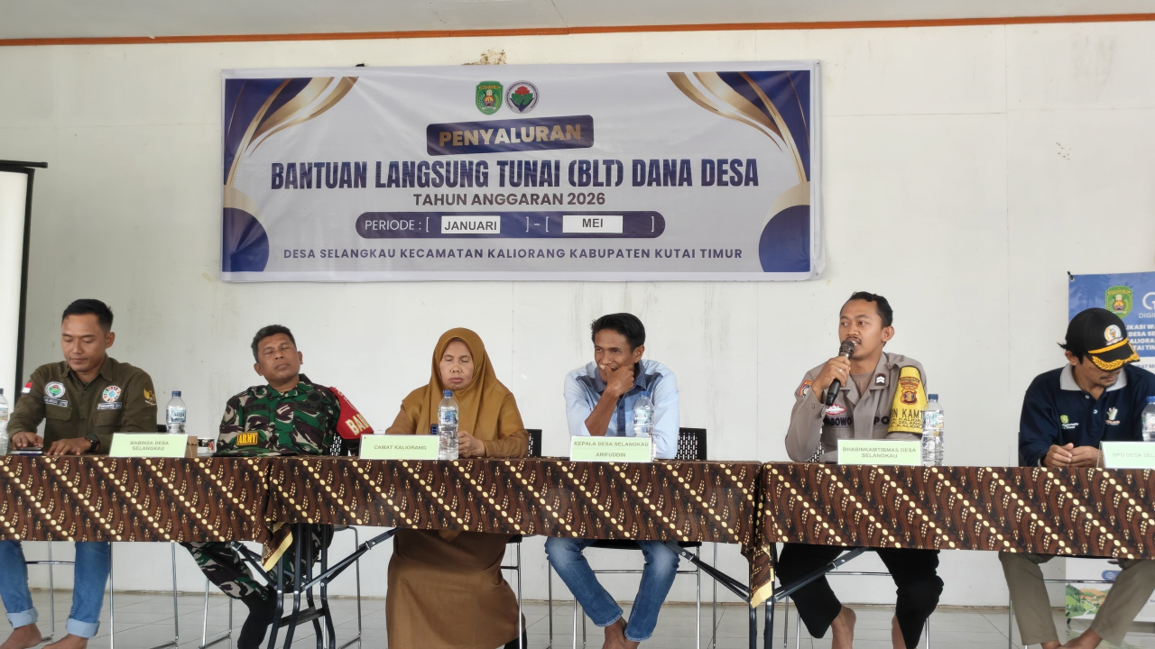 Pemerintah Desa Selangkau Salurkan BLT Dana Desa Periode Januari–Mei Tahun 2026 kepada 11 KPM