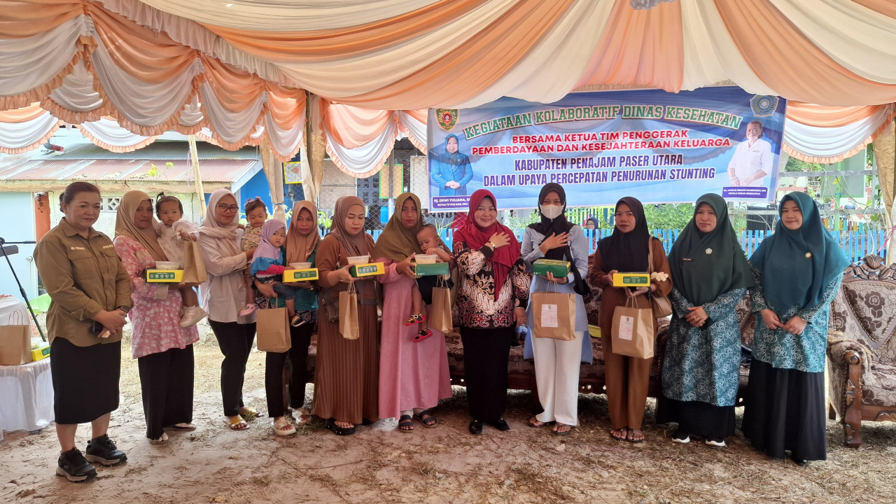 Ketua TP PKK Kab. PPU kunjungi Posyandu ILP Dewi Shinta Girimukti