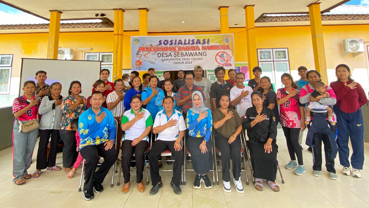 Sebawang, 07 Juni 2024 Pemerintah Desa Sebawang melaksanakan SOSIALISASI PENCEGAHAN NARKOBA di Desa Sebawang Tahun 2024.