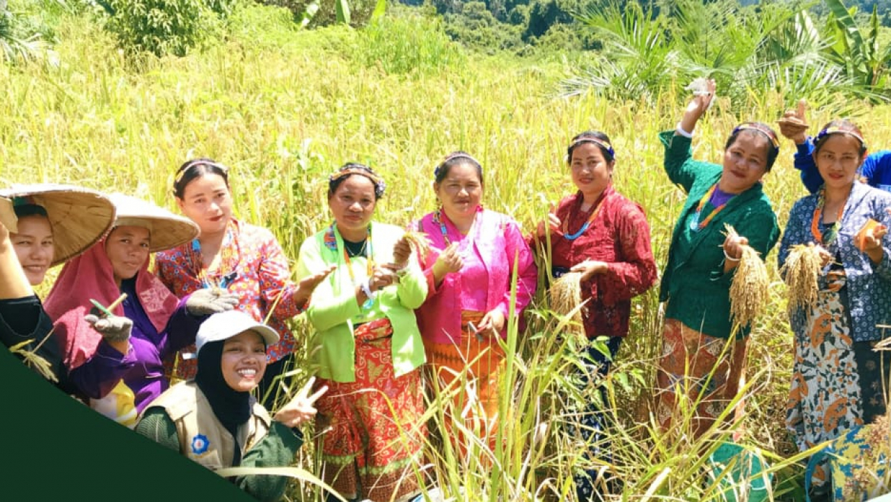 KERAJINAN TANGAN DAN PERNAK PERNIK YANG UNIK CIRI ADALAH CIRI KHAS DAYAK BULUSU DESA WISATA ADAT SEBAWANG